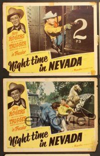 4m581 NIGHT TIME IN NEVADA 5 LCs '48 Roy Rogers, Trigger, Bob Nolan & Sons of the Pioneers!