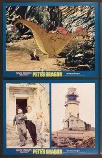 4m285 PETE'S DRAGON 8 LCs '77 Walt Disney, Helen Reddy, Mickey Rooney, great images!