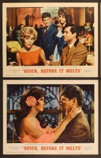 4m294 QUICK, BEFORE IT MELTS 8 LCs '65 sexy Anjanette Comer & Robert Morse!