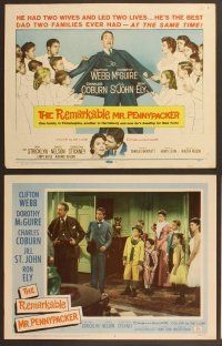 4m300 REMARKABLE MR. PENNYPACKER 8 LCs '59 Clifton Webb, he's the best dad two families ever had!