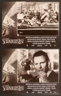 4m312 SCHINDLER'S LIST 8 LCs '93 Steven Spielberg, Liam Neeson, Ralph Fiennes!