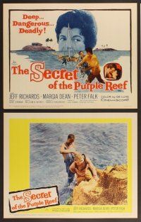 4m315 SECRET OF THE PURPLE REEF 8 LCs '60 adventure 40 fathoms down in shark-infested waters!