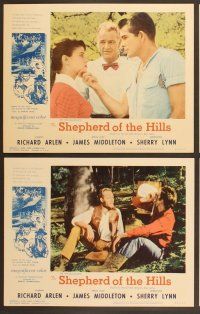 4m322 SHEPHERD OF THE HILLS 8 LCs '64 Richard Arlen, Dr. James Middleton, Sherry Lynn!