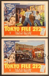 4m641 TOKYO FILE 212 4 LCs '51 secret agents in Japan, sexy Florence Marly!