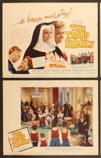 4m374 TRAPP FAMILY 8 LCs '60 the real life inspiring Sound of Music story!