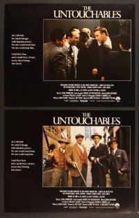 4m382 UNTOUCHABLES 8 LCs '87 Kevin Costner, Robert De Niro, Sean Connery, Brian De Palma!