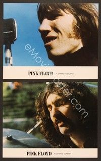 4p254 PINK FLOYD 2 color English 8x10 stills '72 an explosive rock & roll cinema concert in Pompeii!