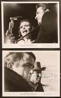 4p354 JOHNNY CASH 6 8x10 stills '69 great images of most famous country music star!
