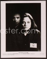 4p445 SILENCE OF THE LAMBS 4 8x10 stills '90 Jodie Foster, Anthony Hopkins, Jonathan Demme classic!