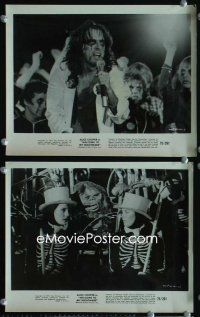4p310 ALICE COOPER: WELCOME TO MY NIGHTMARE 8 8x10s '75 fantastic rock & roll performance images!