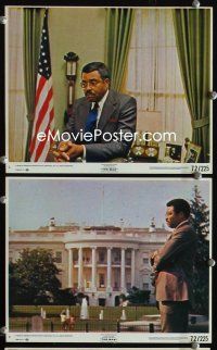 4p092 MAN 8 8x10 mini LCs '72 James Earl Jones as the 1st pretend black U.S. President, Rod Serling