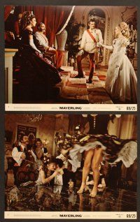 4p200 MAYERLING 6 8x10 mini LCs '69 Omar Sharif, Catherine Deneuve, James Mason, Ava Gardner!