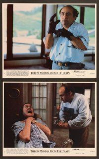 4p149 THROW MOMMA FROM THE TRAIN 8 8x10 mini LCs '87 Danny DeVito, Billy Crystal, Anne Ramsey