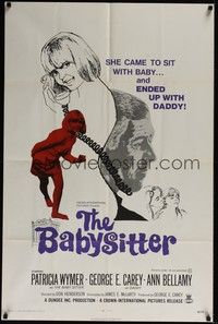 4r064 BABYSITTER 1sh '69 Tom Laughlin, she came to sit with baby... and ended up with daddy!