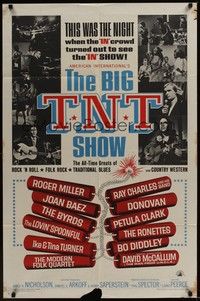 4r105 BIG T.N.T. SHOW 1sh '66 all-star rock & roll, traditional blues, country western & folk rock!