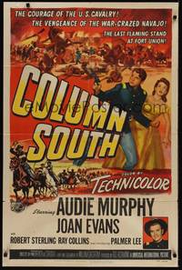 4r200 COLUMN SOUTH style A 1sh '53 cavalry man Audie Murphy against war-crazed Navajo!