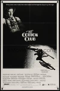 4r210 COTTON CLUB 1sh '84 Francis Ford Coppola, Richard Gere, cool art deco design!