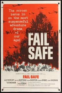 4r287 FAIL SAFE int'l 1sh '64 directed by Sidney Lumet, most suspenseful adventure drama of our age