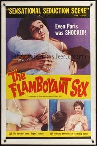 4r313 FLAMBOYANT SEX 1sh '62 see the torridly sexy finger scene, even Paris was shocked!