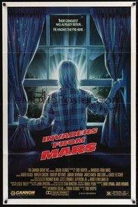 4r460 INVADERS FROM MARS R version 1sh '86 Tobe Hooper, art by Mahon, the conquest has begun!