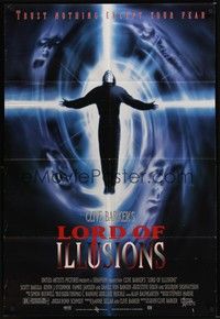 4r580 LORD OF ILLUSIONS DS 1sh '95 Clive Barker, Scott Bakula, trust nothing except your fear!
