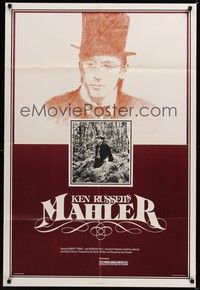 4r603 MAHLER 1sh '74 directed by Ken Russell, Robert Powell, Georgina Hale!