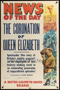 4r711 NEWS OF THE DAY V24 #281 1sh '53 newsreel, the coronation of Queen Elizabeth!