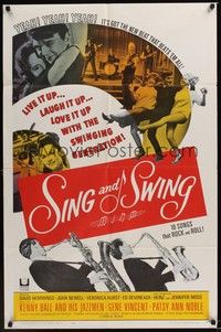 4r838 SING & SWING 1sh '64 live it up, laugh it up, love it up with the swinging generation!