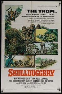 4r846 SKULLDUGGERY 1sh '70 the living descendant of the missing link, was it human or animal!