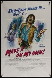 4r855 SMOKEY & THE OUTLAW WOMEN 1sh '78 cool artwork of Jesse Turner with microphone!