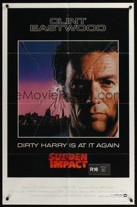 4r887 SUDDEN IMPACT int'l 1sh '83 Clint Eastwood is at it again as Dirty Harry, great image!
