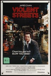 4r917 THIEF int'l 1sh '81 Michael Mann directed, Dennis Farina, James Caan, Violent Streets!