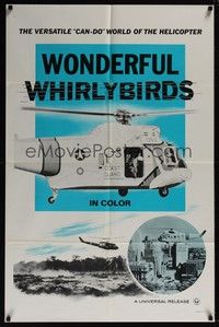 4r987 WONDERFUL WHIRLYBIRDS 1sh '69 great images of U.S. Coast Guard helicopters!
