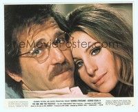 4s102 OWL & THE PUSSYCAT color 8x10 still #4 '70 super close up Barbra Streisand & George Segal!