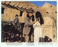4s149 WILD ROVERS color 8x10 still '71 William Holden holds girl as young Ryan O'Neal watches!