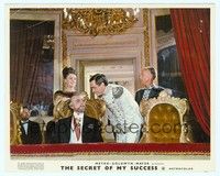 4s123 SECRET OF MY SUCCESS English FOH LC '65 Shirley Jones with decorated man in theater box!