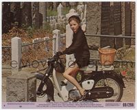 4s094 ME, NATALIE 8x10 mini LC #6 '69 great image of Patty Duke in mourning outfit on motorcycle!