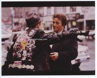 4s531 VIBES color 8x10 still '88 close up of Peter Falk getting directions from singer Cyndi Lauper!