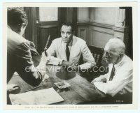 4s152 12 ANGRY MEN 8x10 still '57 E.G. Marshall shows Henry Fonda the knife as Voskovec watches!