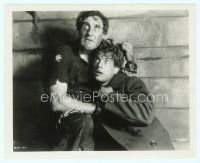 4s163 ACROSS TO SINGAPORE 8x10 still '28 c/u of chained prisoners Ernest Torrence & Ramon Novarro!