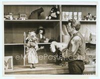 4s180 BABES IN TOYLAND TV 7x9 still '54 young Wally Cox with lots of hair as toymaker!