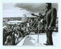4s179 B.B. KING 8x10 still '71 the legendary blues musician performing on stage for huge crowd!