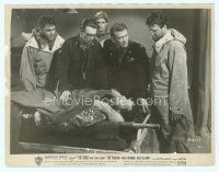 4s184 BEAST FROM 20,000 FATHOMS 7.5x9.75 still '53 Kenneth Tobey & men with downed comrade!