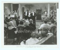 4s240 DESIGN FOR LIVING 8x10 still '33 Gary Cooper & March by man singing to room full of people!