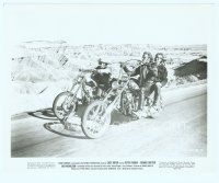 4s258 EASY RIDER 8x10 still '69 classic image of Peter Fonda & Dennis Hopper on motorcycles!