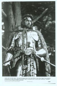 4s264 EXCALIBUR 6.5x9.75 still '81 close up of Nigel Terry as Arthur, the once & future king!