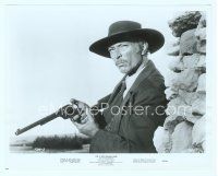 4s279 FOR A FEW DOLLARS MORE 8x10 still '67 best close up of Lee Van Cleef with gun behind rocks!