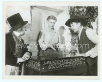 4s288 FRIENDLY PERSUASION 8x10 still '56 Gary Cooper in conversation with Dorothy McGuire!