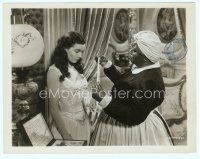 4s303 GONE WITH THE WIND 8x10 still R50s Hattie McDaniel measures Viven Leigh for a dress!