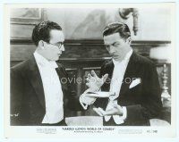 4s309 HAROLD LLOYD'S WORLD OF COMEDY 8x10 still '62 the great comic offers flask to shocked man!